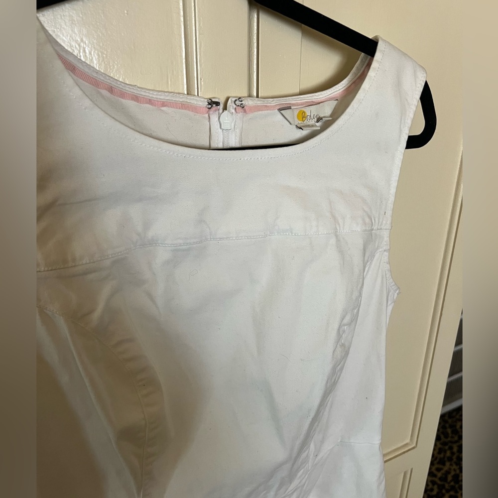 6 Long white shift dress by Boden - Picture 2 of 3